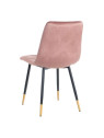 Lot de 4 chaises rose