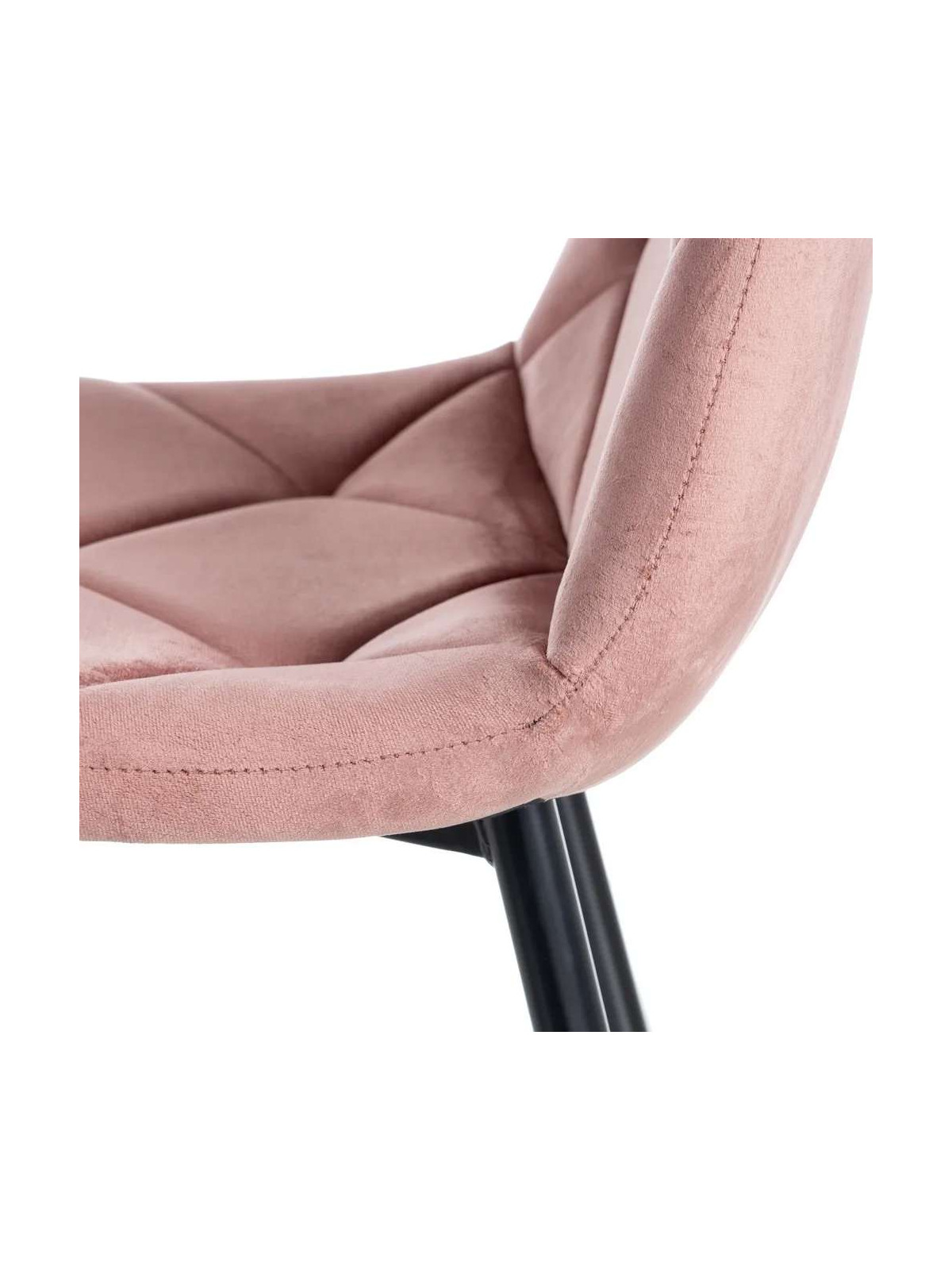 Lot de 4 chaises rose