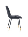 Lot de 4 chaises noir