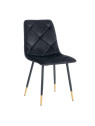 Lot de 4 chaises noir