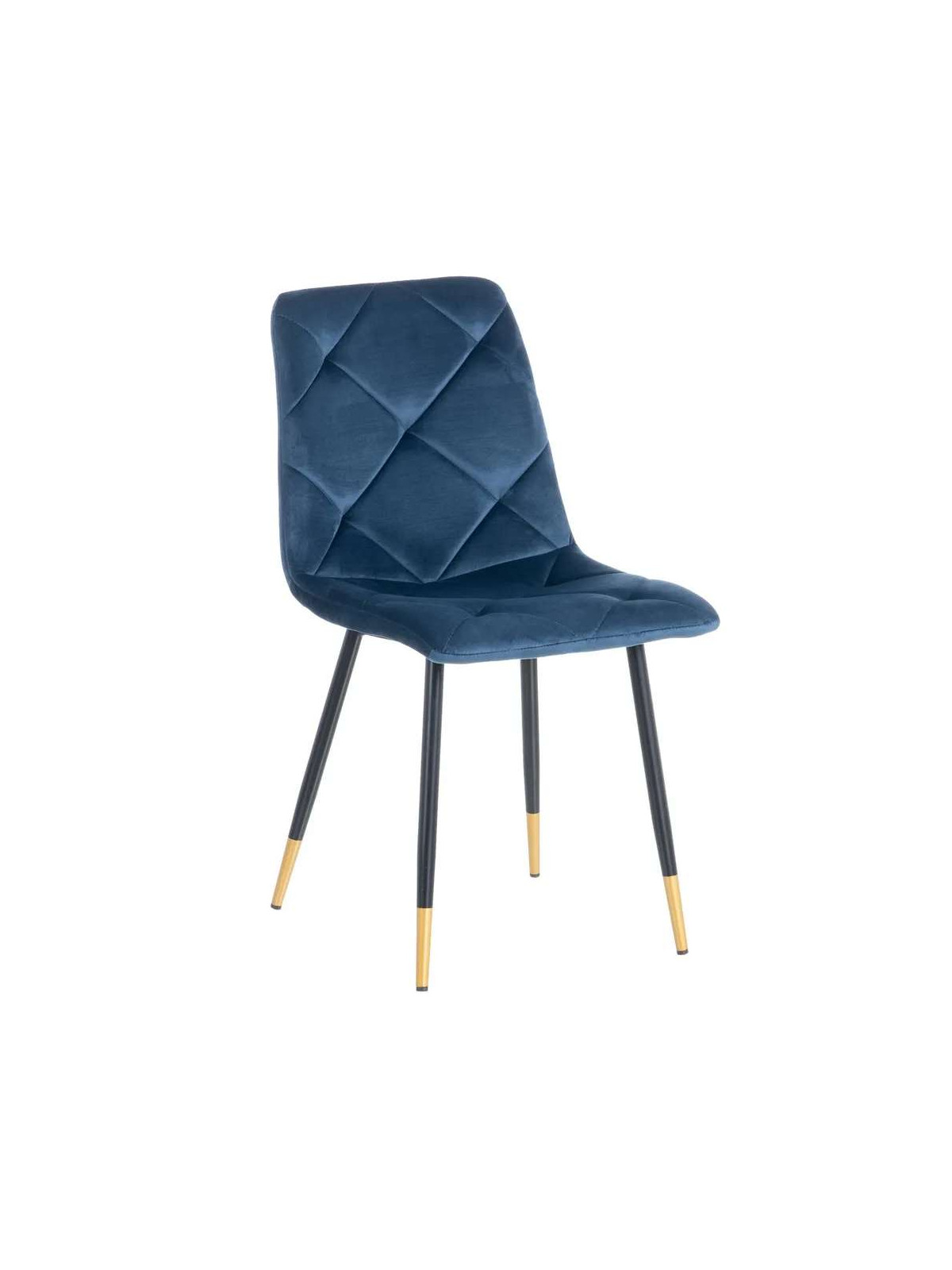 Lot de 4 chaises bleu