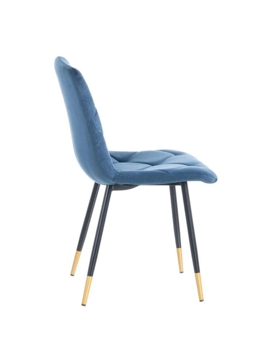 Lot de 4 chaises bleu