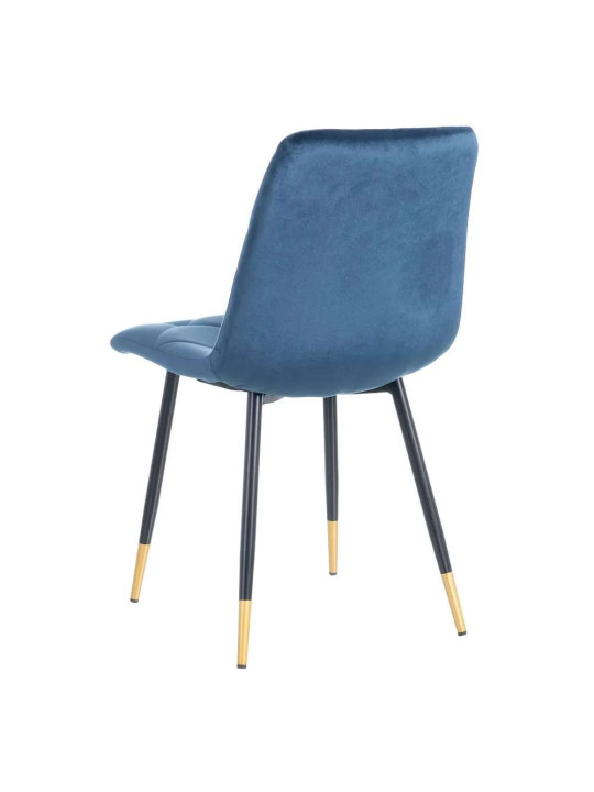 Lot de 4 chaises bleu