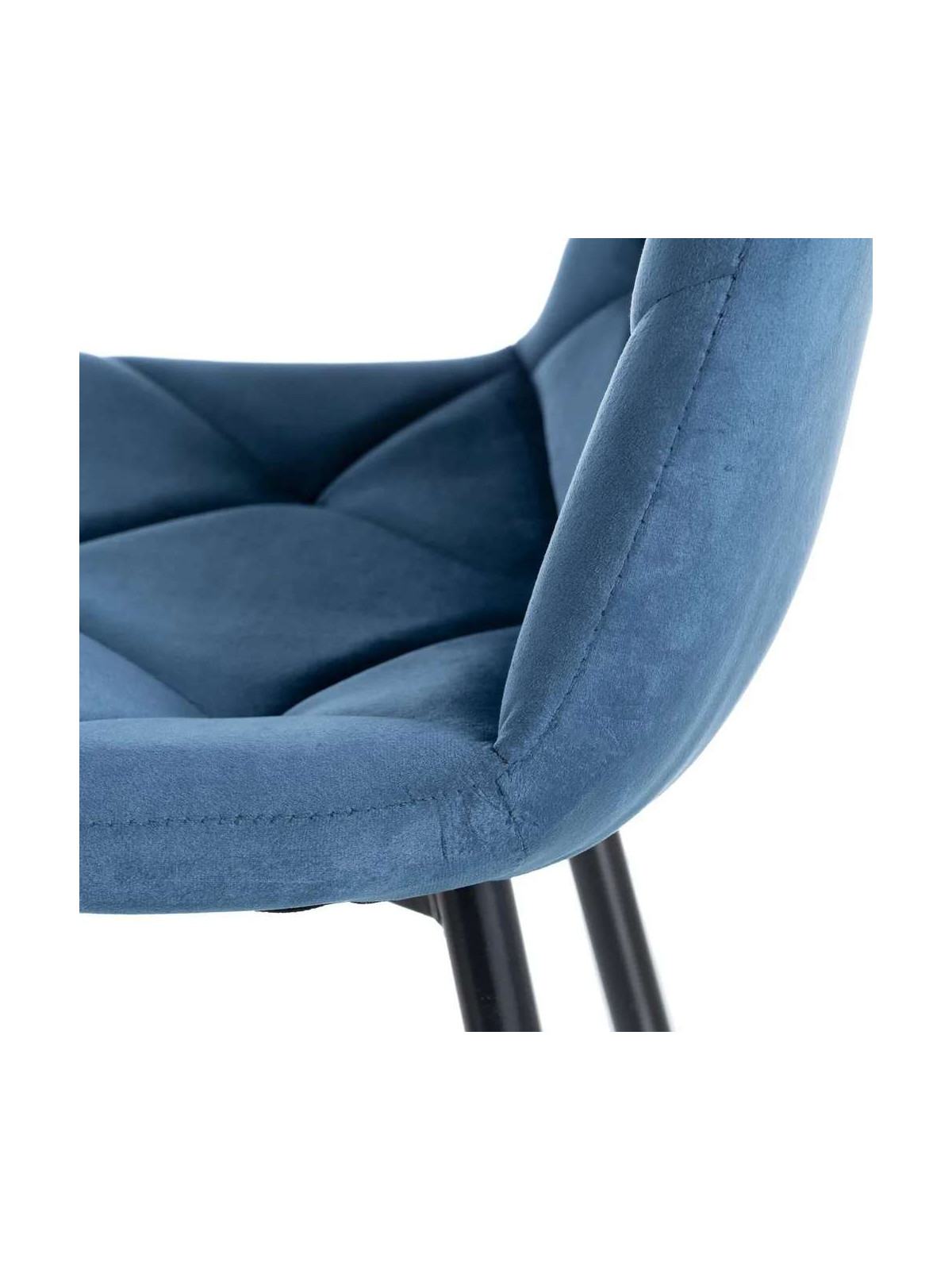 Lot de 4 chaises bleu