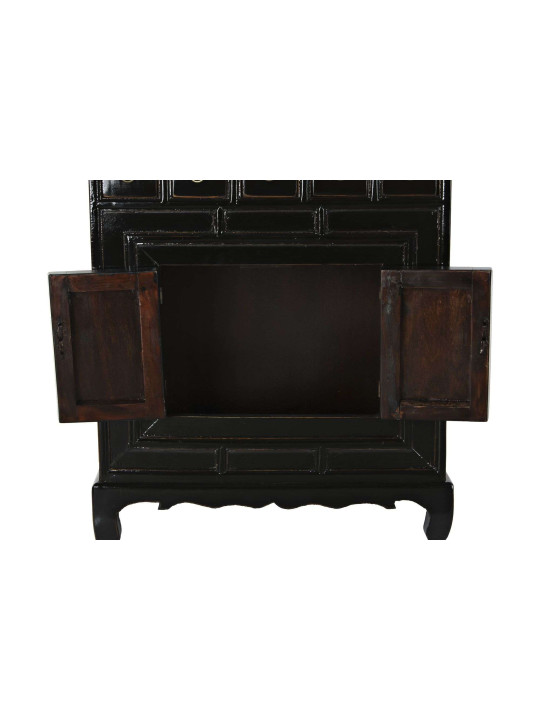 Console Sanya en bois d’orme noire