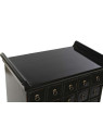 Console Sanya en bois d’orme noire