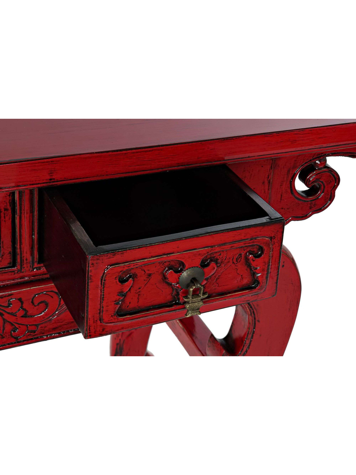 Console Shamian en bois d’orme