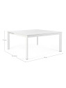 Table Konnor blanc