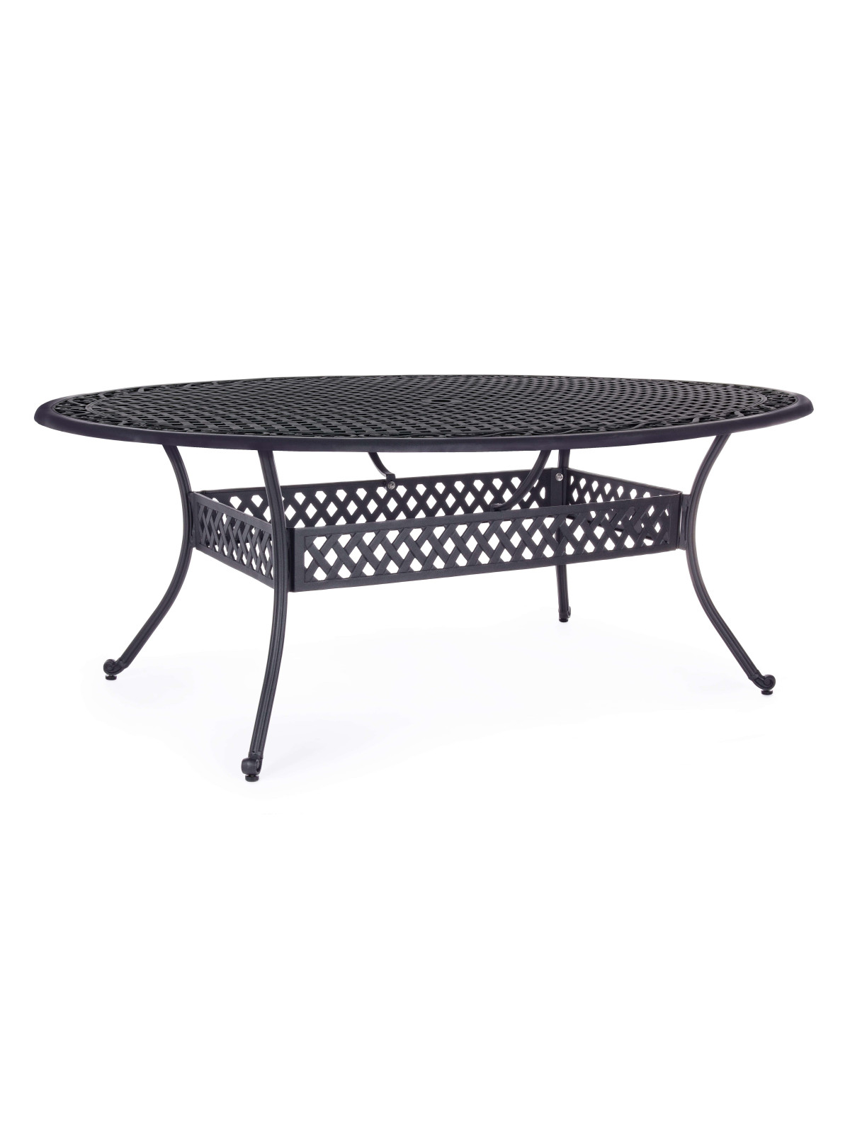 Table Ivrea ovale noire