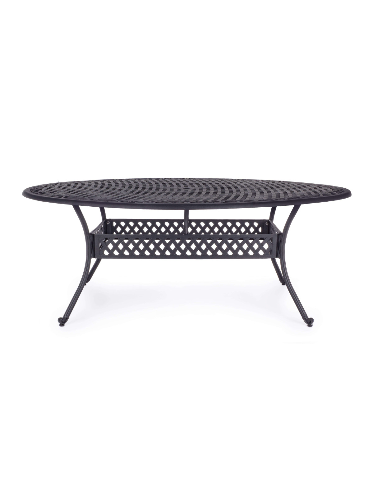 Table Ivrea ovale noire