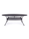 Table Ivrea ovale noire