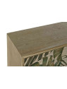 Buffet en bois motif tropical