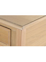 Console 3 tiroirs classique en bois Garance