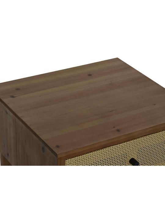 Table de chevet Millau bois et cannage en rotin