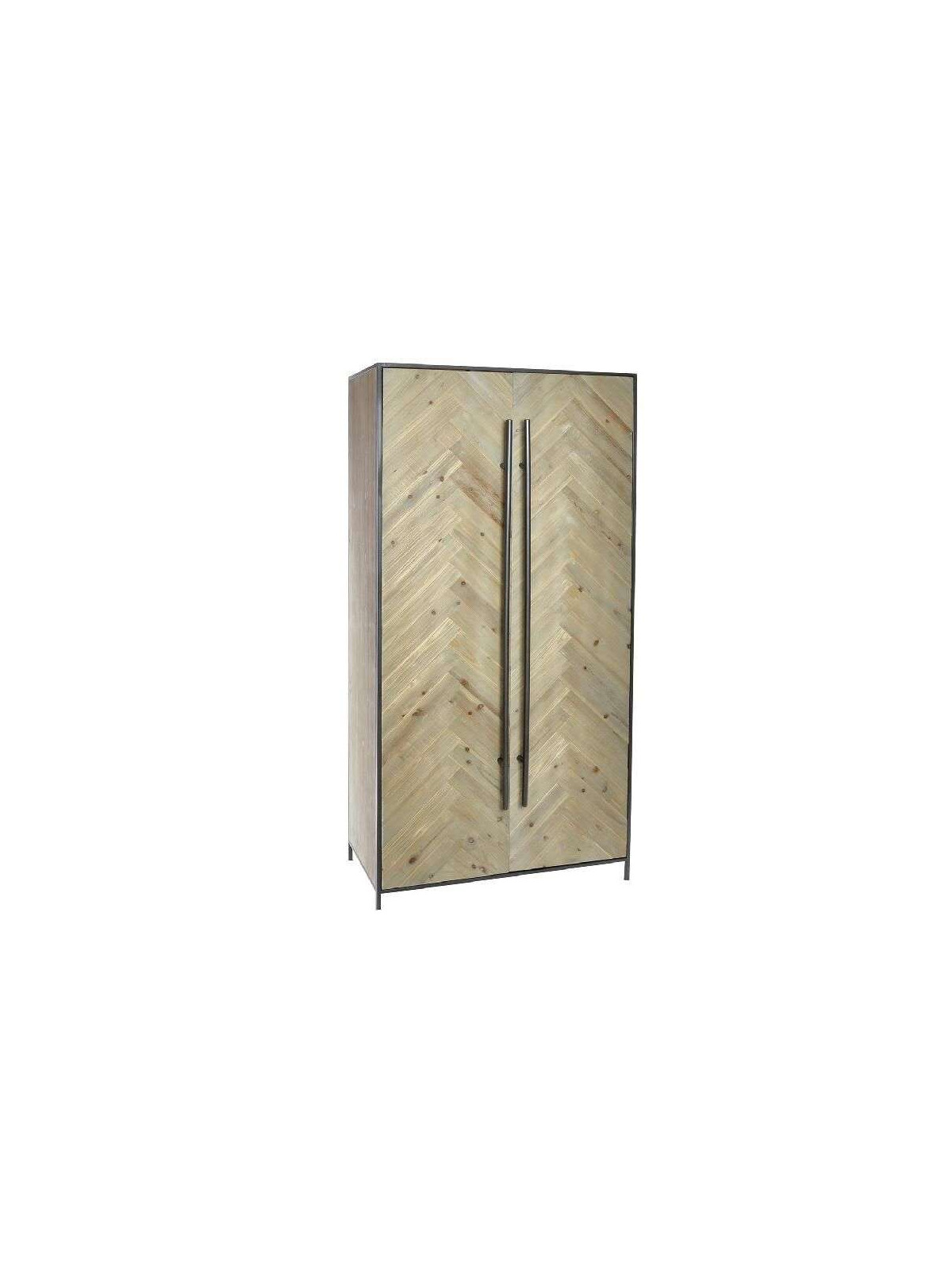 Armoire chevron en bois