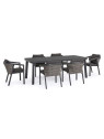 Set de 6 chaises et une table Cordova