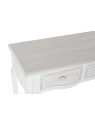 Console 3 tiroirs blanche Cheverny