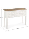 Console 6 tiroirs Elvia