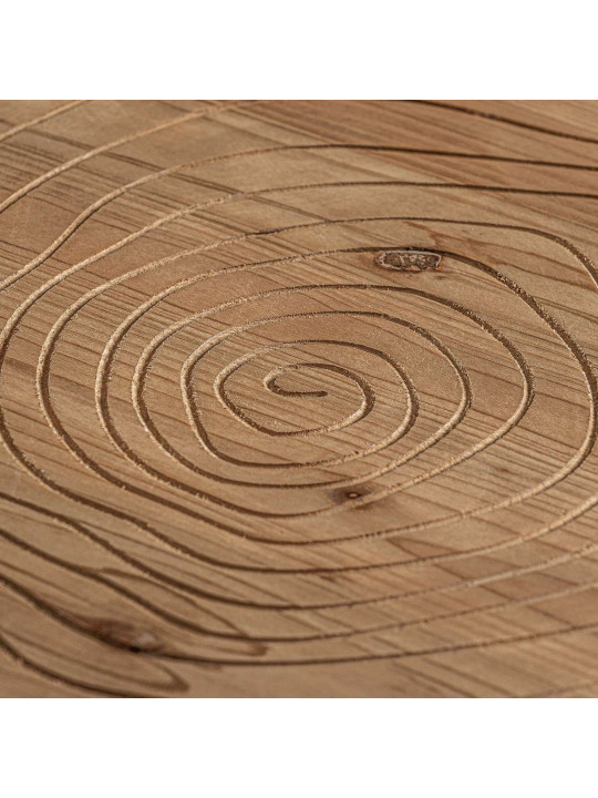 Table basse Nelson en bois et métal