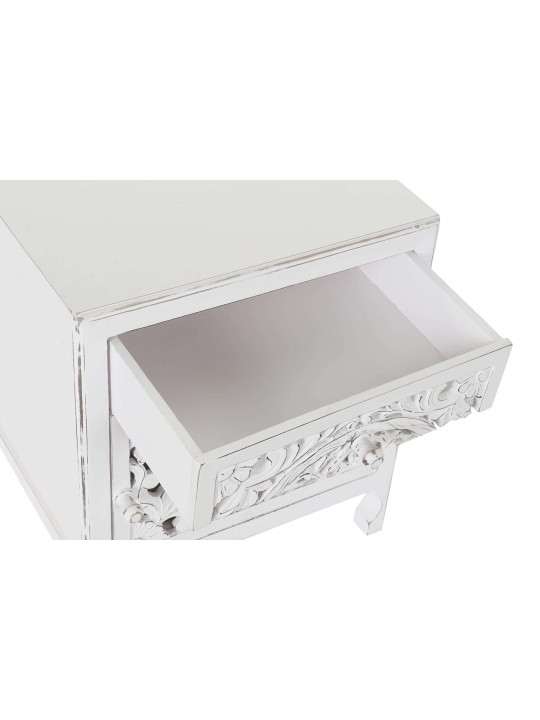 Table de chevet blanche Loktak