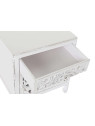 Table de chevet blanche Loktak