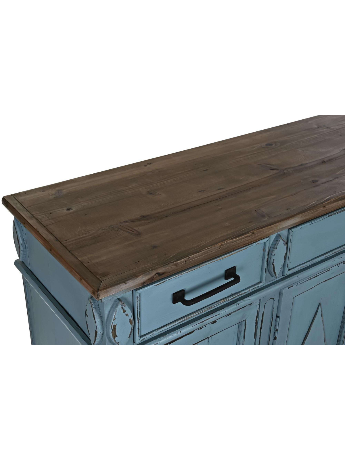 Buffet en bois bleu