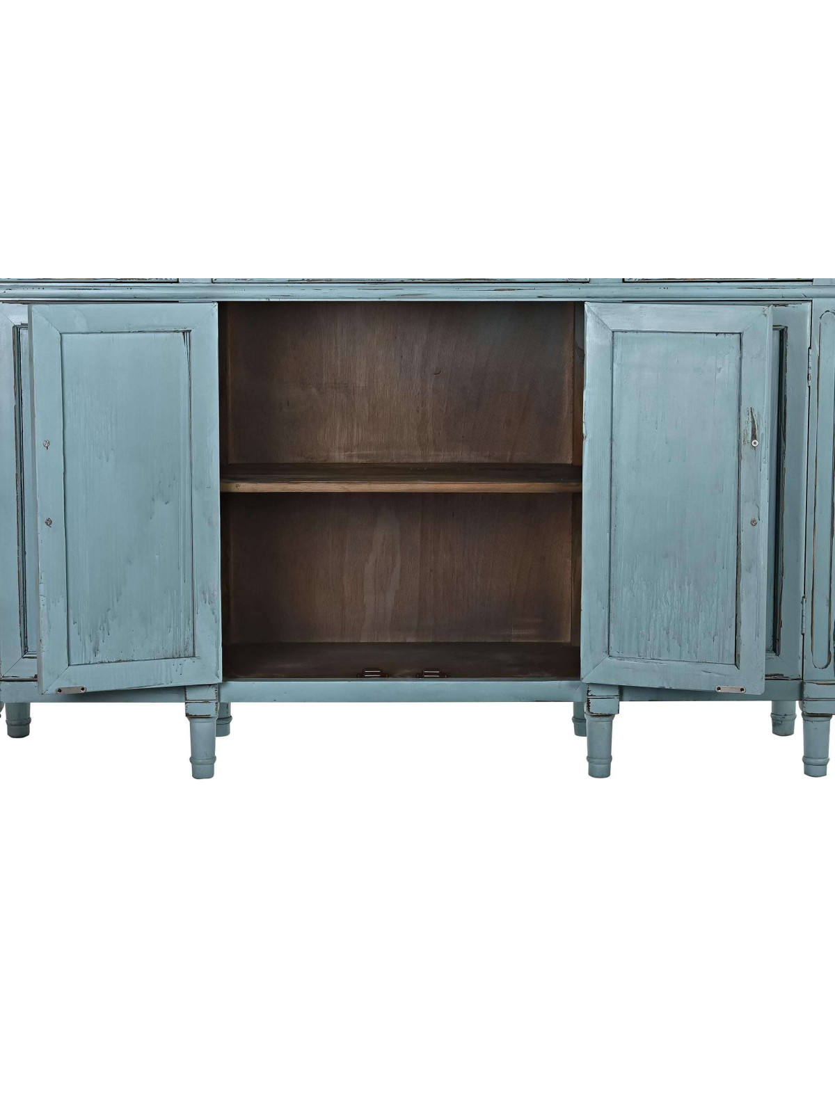 Buffet en bois bleu