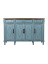 Buffet en bois bleu