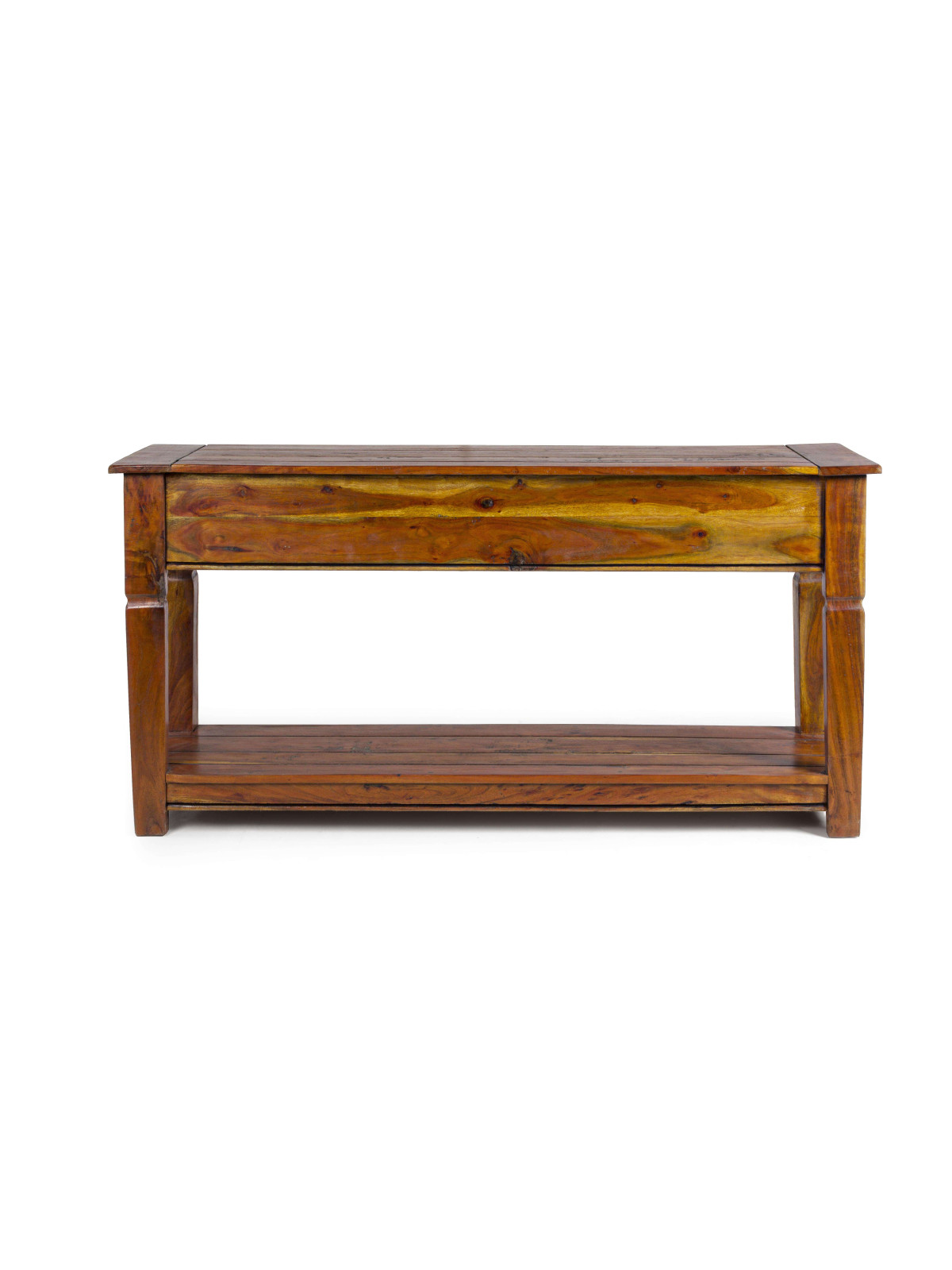 Console chateaux en bois d'acacia