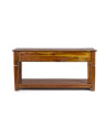 Console chateaux en bois d'acacia