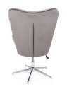 Fauteuil Farida velours gris