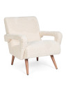 Fauteuil Berna blanc