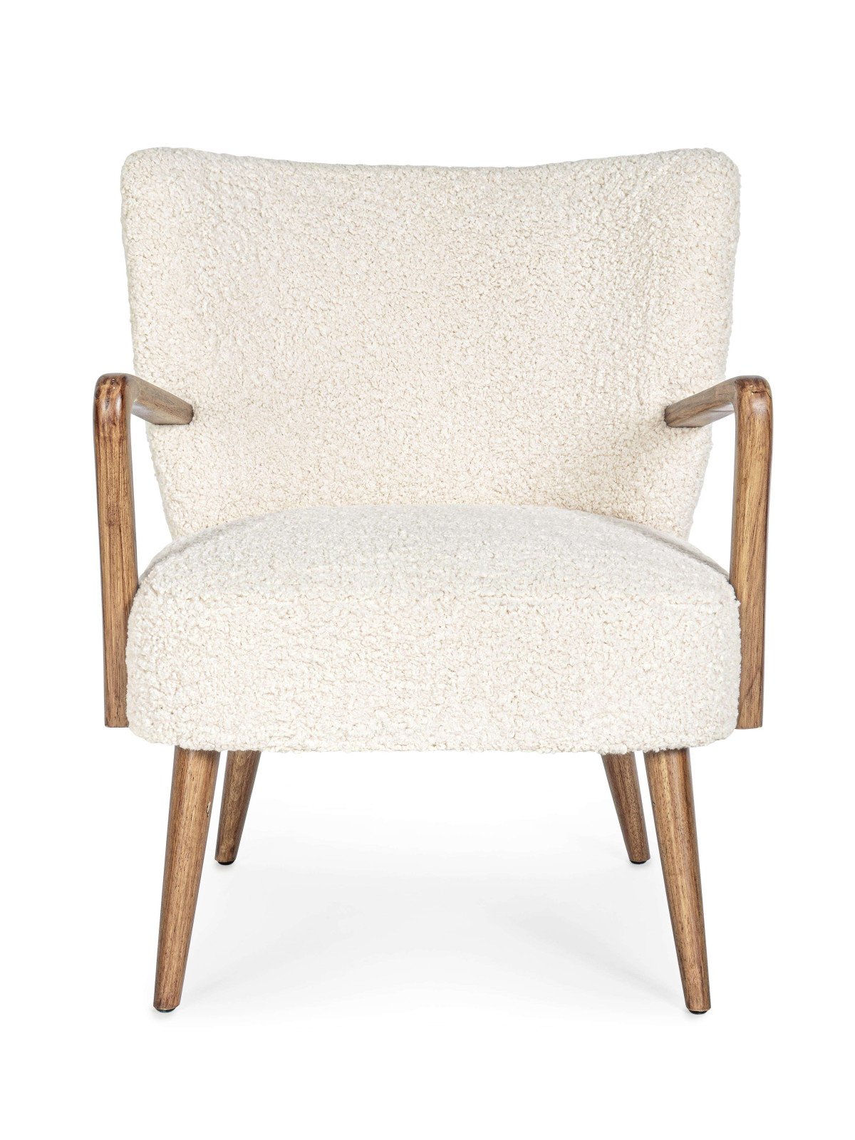 Fauteuil Mortiz Palm blanc