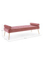 Banc Daybed Gjsel rose