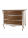 Commode romantique en bois de bayur Resia