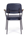 Lot de 2 chaises Nelly bleu