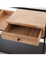 Console Lilo en bois et verre