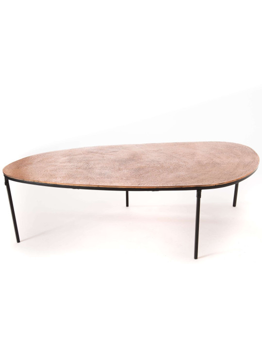 Table basse Galet cuivre Amadeus