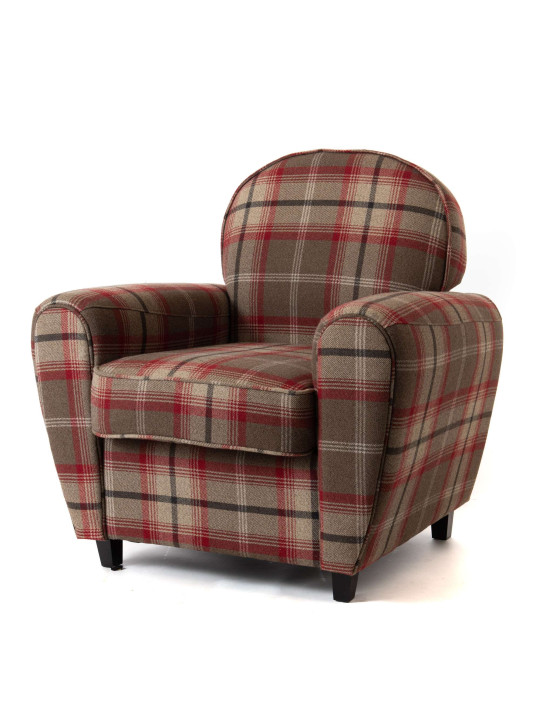 Fauteuil club Tartan  Amadeus