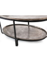 Table basse ovale Etain Amadeus