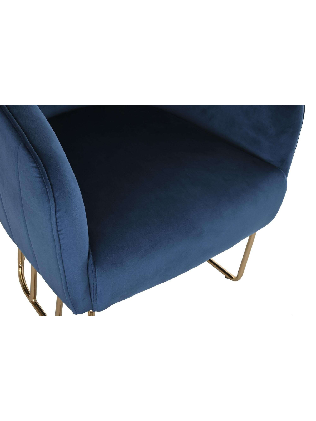 Fauteuil Dania bleu marine