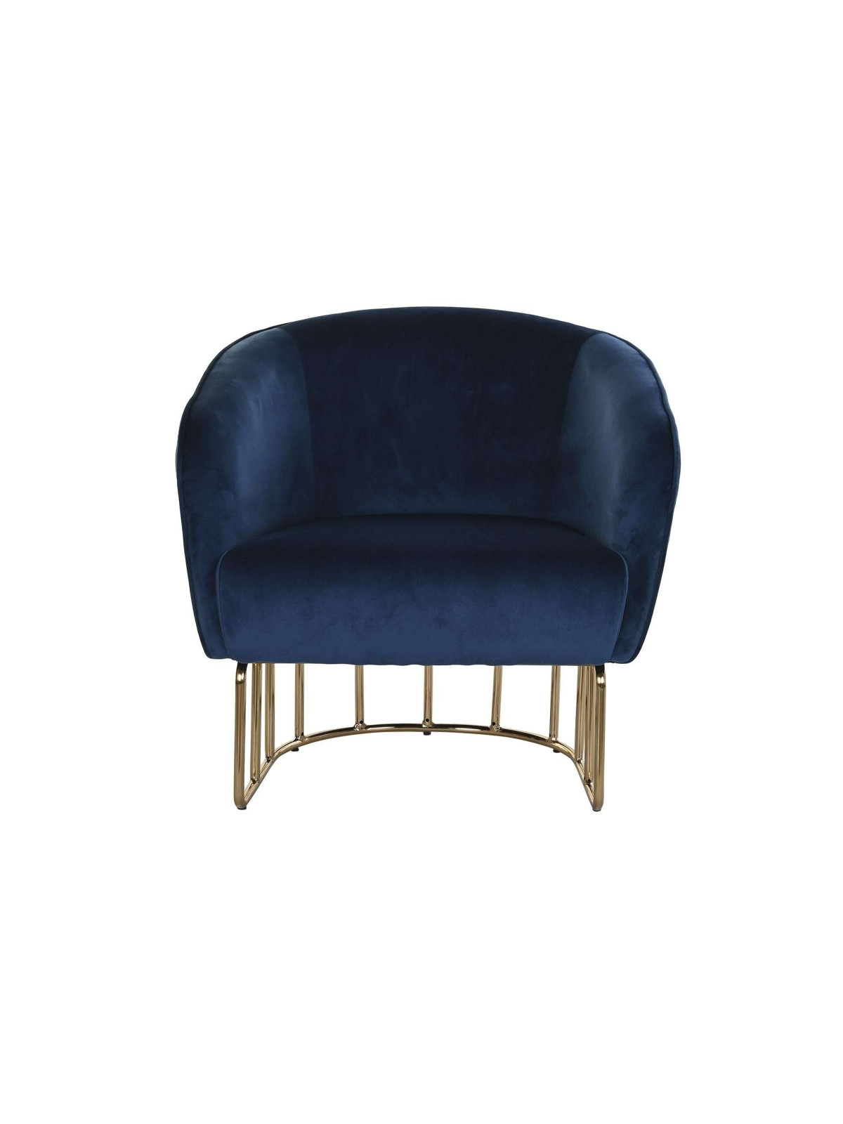 Fauteuil Dania bleu marine