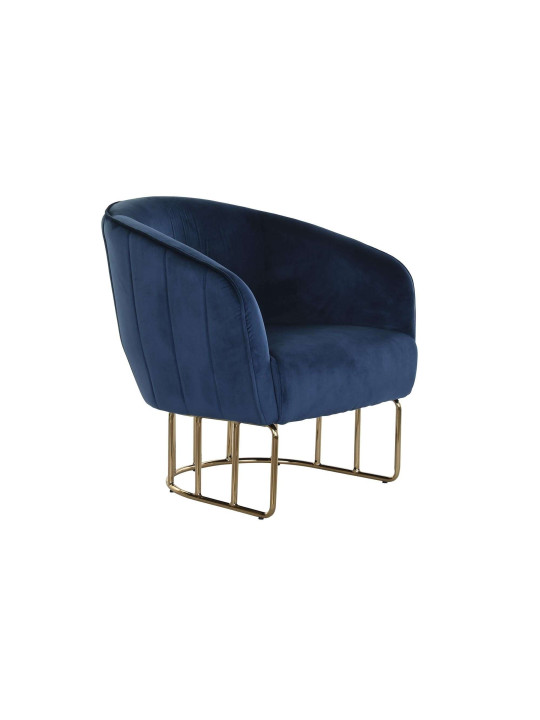 Fauteuil Dania bleu marine