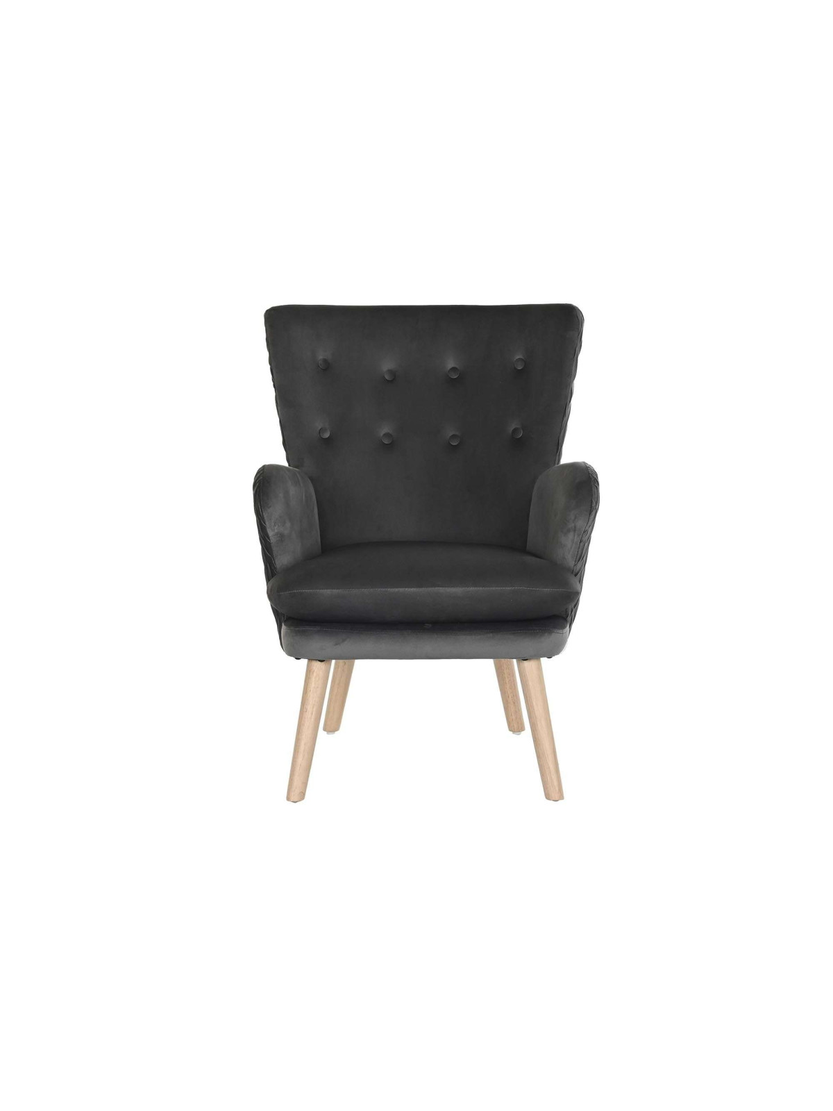 Fauteuil gris Théa