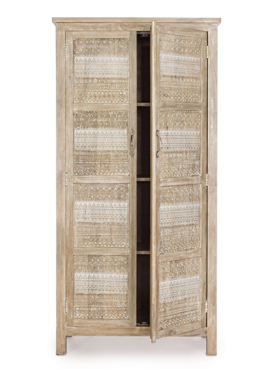 Armoire Mayra en bois de manguier