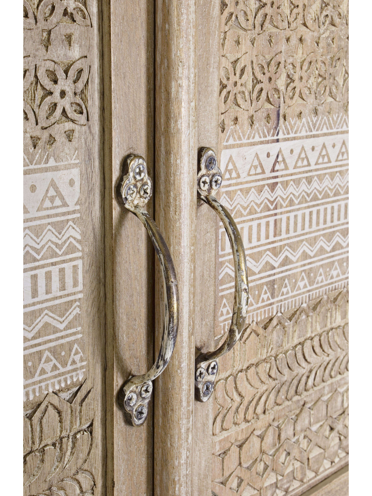 Armoire Mayra en bois de manguier