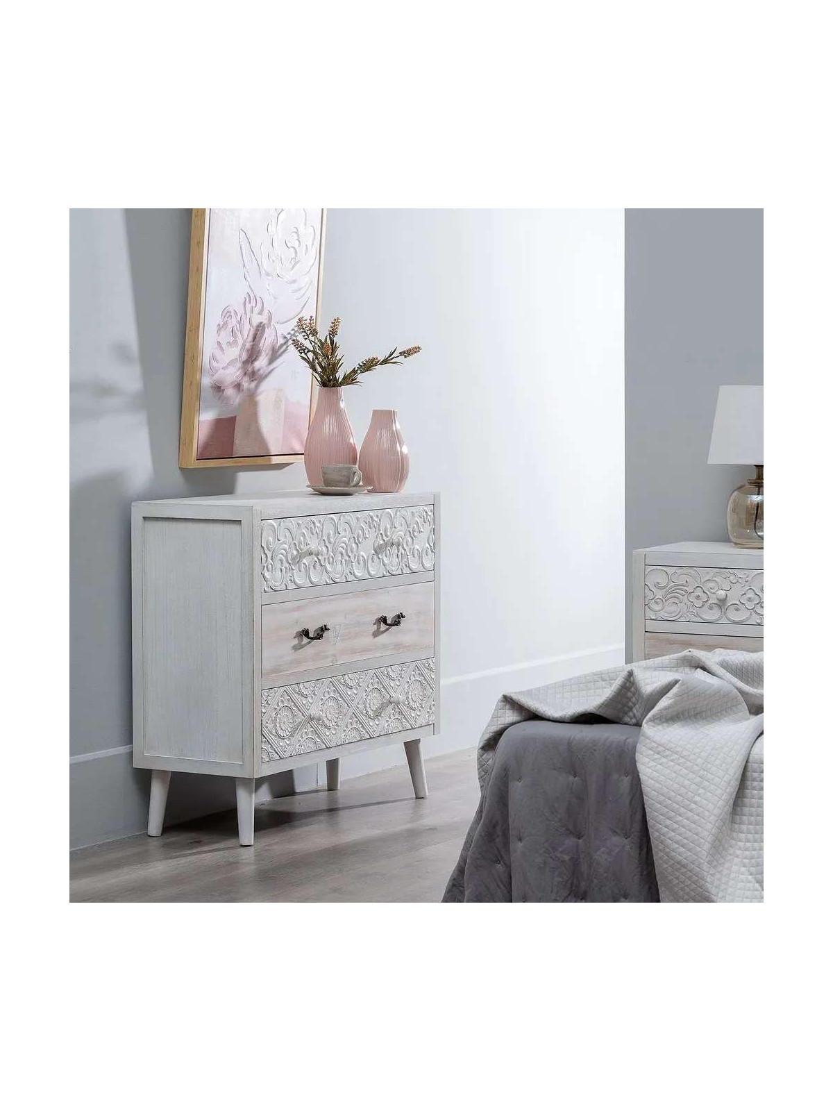 Commode 3 tiroirs  Alanis