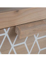 Table de chevet 2 tiroirs en bois Mina