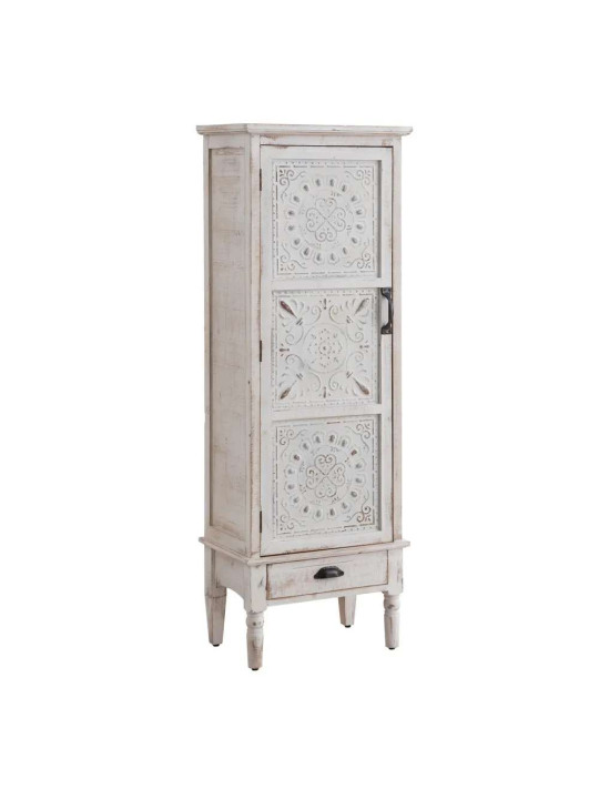 Armoire haute Jaipur en bois patiné