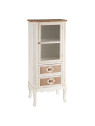 Armoire 2 tiroirs en bois blanc Aliénor